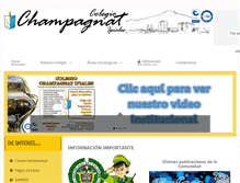 Tablet Screenshot of champagnatipiales.com